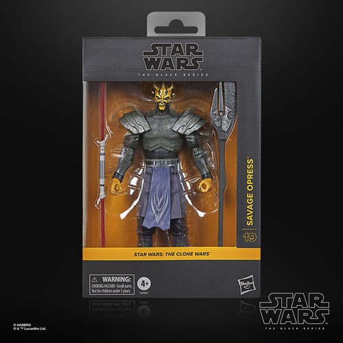 Star Wars Figures - 6" The Black Series - The Clone Wars - Savage Opress - 5L00