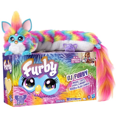 Furby Interactive Plush - DJ Furby Rainbow