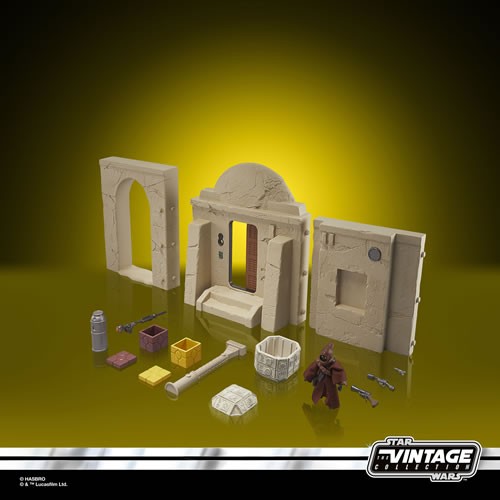 Star Wars Playsets - 3.75" Vintage Collection - Ep IV ANH - Streets Of Mos Eisley - 5L00