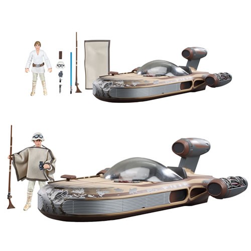 Star Wars Vehicles - 3.75" Vintage Collection - Ep IV ANH - Landspeeder w/ Luke Skywalker - 5L00