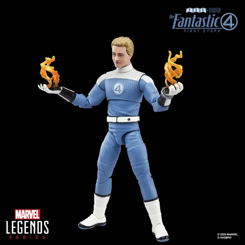 Marvel Legends 6" Figures - The Fantastic Four: First Steps (2025 Movie) - Johnny Storm - 5X00