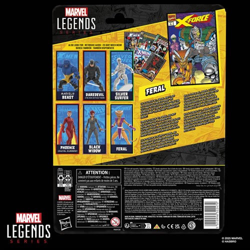 Marvel Legends 6" Figures - X-Force #1 (1991) - Feral - 5X00