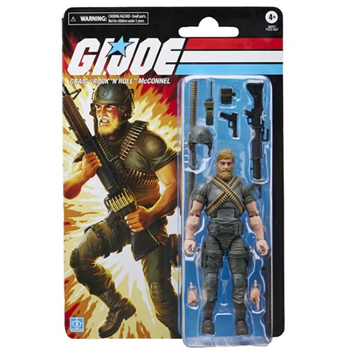 G.I. Joe Figures - 6" Classified Series - Retro Cardback - Craig "Rock 'N Roll" McConnel - 5L00