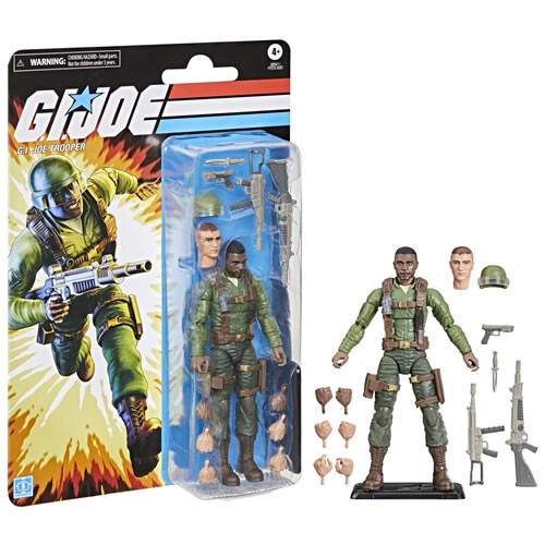 G.I. Joe Figures - 6" Classified Series - Retro Cardback - G.I. Joe Trooper - 5X00