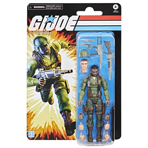 G.I. Joe Figures - 6" Classified Series - Retro Cardback - G.I. Joe Trooper - 5X00