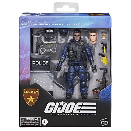 G.I. Joe Figures - 6" Classified Series - Legacy Collection - Action Joe Police (ESU) - 5L00