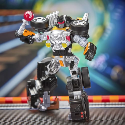 Transformers Figures - Hot Wheels x Transformers Mash-Up - Deluxe Class - Bone Shaker - 5X00