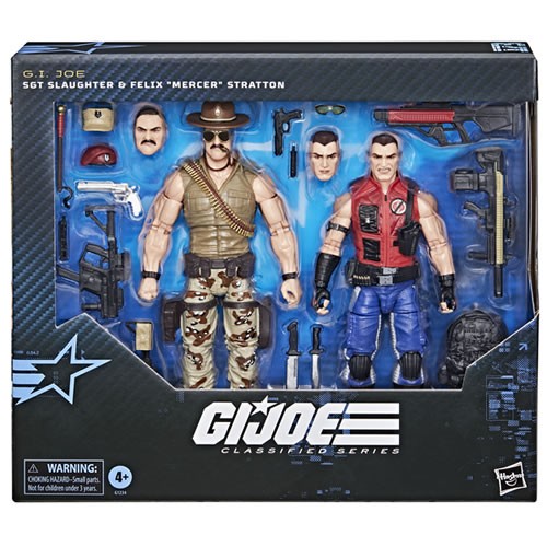 G.I. Joe Figures - 6" Classified Series - (#173) Sgt Slaughter & Felix "Mercer" Stratton - 5L00