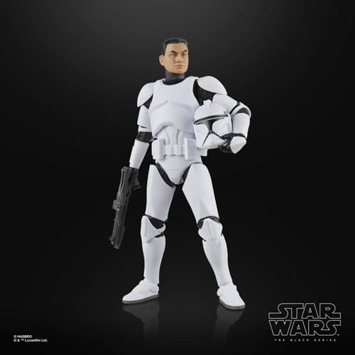 Star Wars Figures - 6" The Black Series - Ep II AOTC - PI Clone Trooper & Super Battle Droid - 5L00