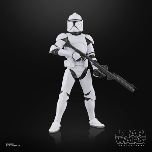 Star Wars Figures - 6" The Black Series - Ep II AOTC - PI Clone Trooper & Super Battle Droid - 5L00