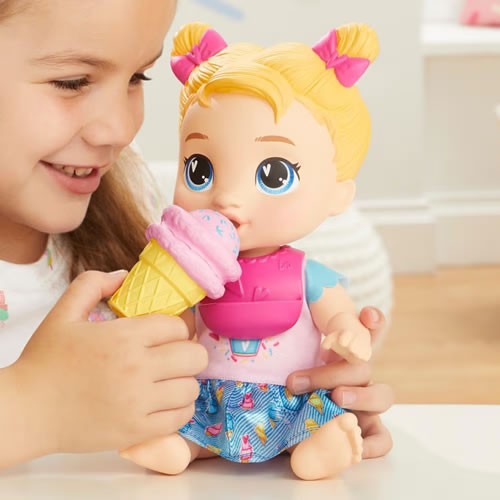 Baby Alive Dolls - Sweet Snacks - Harper Hugs Blonde Hair Baby Doll - 5X00