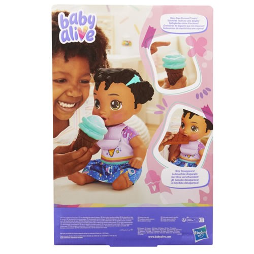 Baby Alive Dolls - Sweet Snacks - Tilly Tinker Black Hair Baby Doll - 5X00