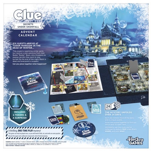 Boardgames - Clue - Advent Calendar: Secrets Under Snowfall - 0000