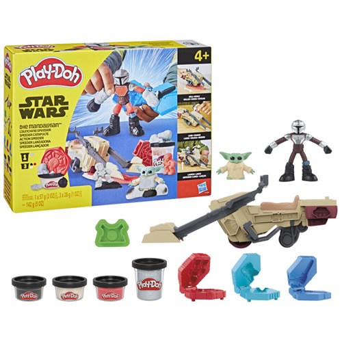 Play-Doh - Star Wars - The Mandalorian Launching Speeder Playset - 5L00