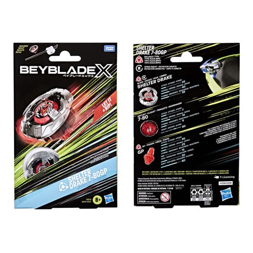 Beyblade X - Shelter Drake 7-80GP BX Starter Pack - AX00