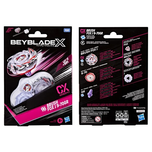 Beyblade X - Brush Fox J 9-70GR CX Starter Pack - AX00