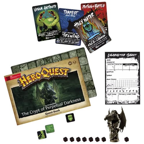 Boardgames - HeroQuest - Joe Manganiello’s The Crypt Of Perpetual Darkness Expansion Pack - UU00