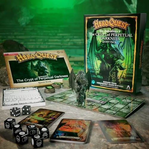 Boardgames - HeroQuest - Joe Manganiello’s The Crypt Of Perpetual Darkness Expansion Pack - UU00