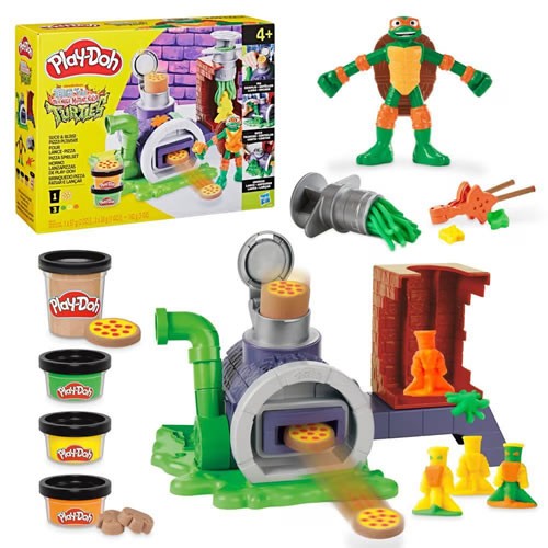 Play-Doh - TMNT - Tales Of The Teenage Mutant Ninja Turtles - Slice And Blast Pizza Playset - 5L00