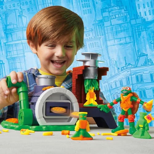Play-Doh - TMNT - Tales Of The Teenage Mutant Ninja Turtles - Slice And Blast Pizza Playset - 5L00
