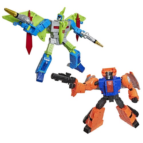 Transformers Gen Figures - Age Of The Primes - Leader Class - G2 Dinobot Swoop And Sludge - 5L00