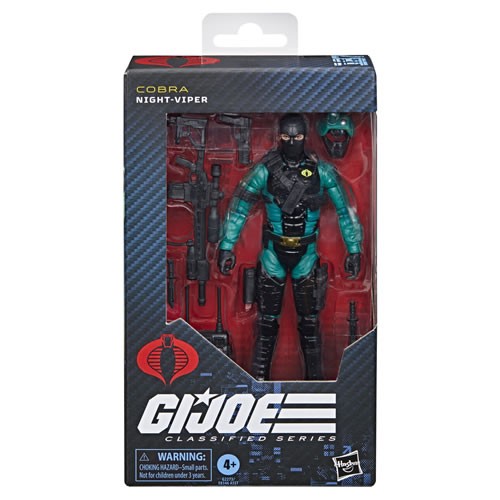 G.I. Joe Figures - 6" Classified Series - (#187) Night-Viper - 5X00