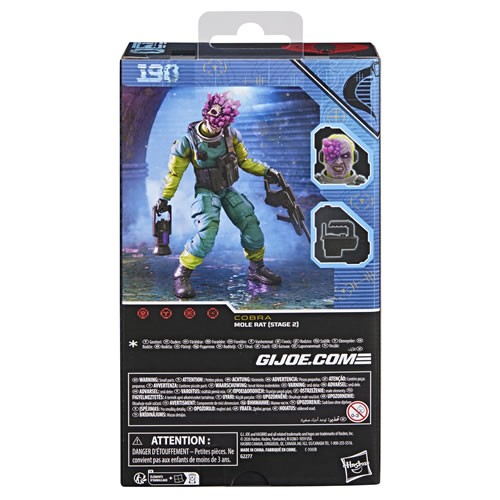 G.I. Joe Figures - 6" Classified Series - (#190) Mole Rat (Stage 2) - 5X00