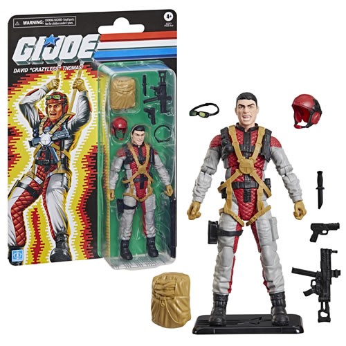 G.I. Joe Figures - 6" Classified Series - Retro Cardback - David "Crazylegs" Thomas - 5X00