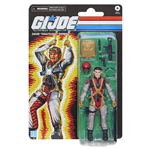 G.I. Joe Figures - 6" Classified Series - Retro Cardback - David "Crazylegs" Thomas - 5X00