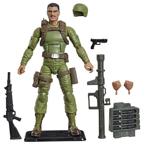 G.I. Joe Figures - 6" Classified Series - Retro Cardback - Rafael "Zap" Melendez - 5X00