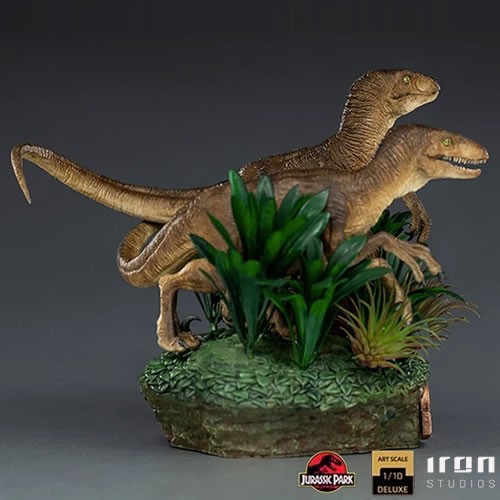 Art Scale 1/10 Statues - Jurassic Park - Just The Two Raptors Deluxe