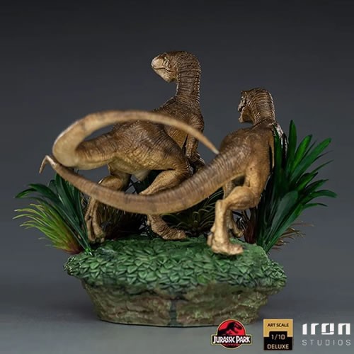 Art Scale 1/10 Statues - Jurassic Park - Just The Two Raptors Deluxe