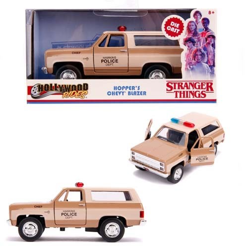 1:32 Scale Diecast - Hollywood Rides - Stranger Things - Hoppers Chevy Blazer
