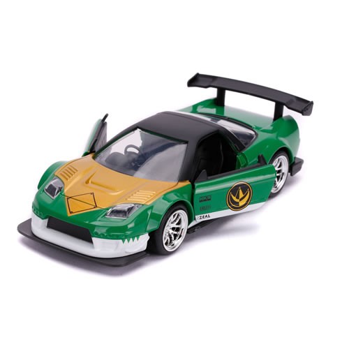 1:32 Scale Diecast - Hollywood Rides - Power Rangers - 2002 Honda NSX (Green Ranger Theme)