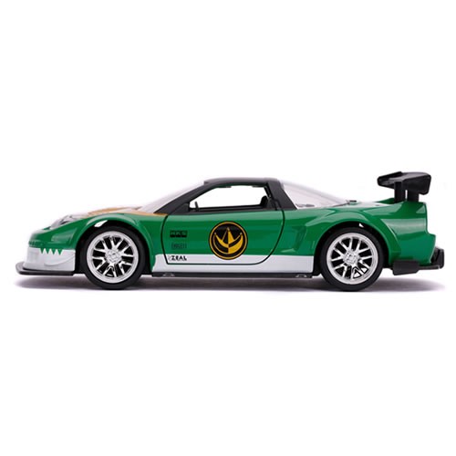 1:32 Scale Diecast - Hollywood Rides - Power Rangers - 2002 Honda NSX (Green Ranger Theme)
