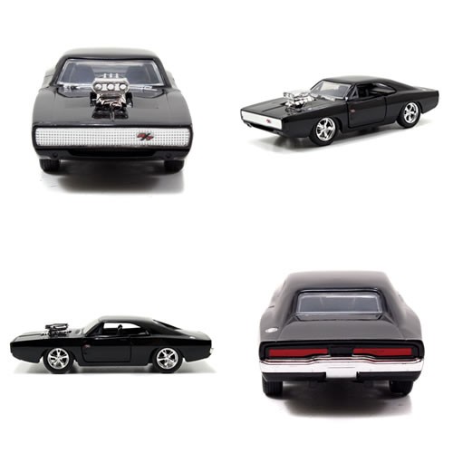 1:32 Scale Diecast - Fast & Furious - Dom's Dodge Charger R/T & Brian's Toyota Supra 2-Pack