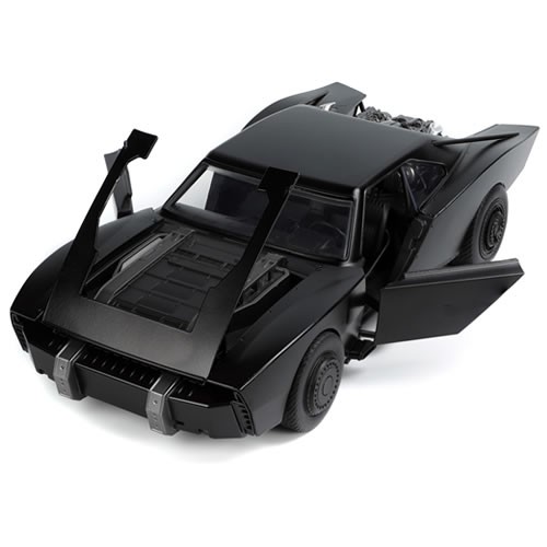 1:18 Scale Diecast - Hollywood Rides - The Batman (2022 Movie) - Batmobile w/ Batman Figure