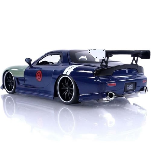 1:24 Scale Diecast - Hollywood Rides - Naruto: Shippuden - 1993 Mazda RX-7 w/ Kakashi Hatake