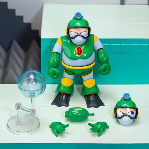 Mega Man Figures - W03 - 1/12 Scale Bubble Man Deluxe