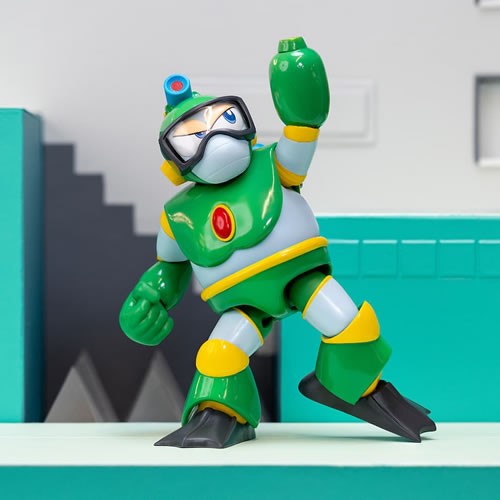 Mega Man Figures - W03 - 1/12 Scale Bubble Man Deluxe
