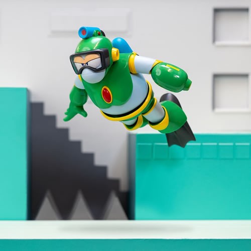 Mega Man Figures - W03 - 1/12 Scale Bubble Man Deluxe
