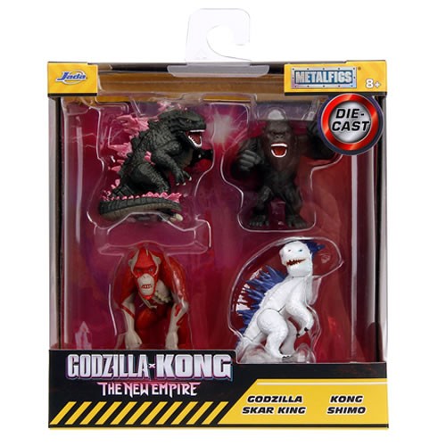 Metalfigs Figures - Godzilla Vs Kong (2021 Movie) - 2.5" Figure 4-Pack