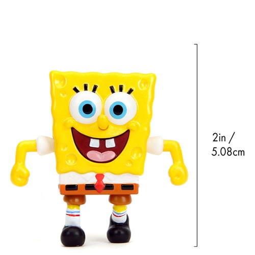 Metalfigs Figures - SpongeBob SquarePants - 2" Figure 4-Pack