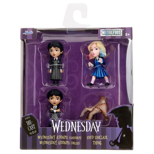 Metalfigs Figures - Wednesday (TV Series 2022) - 2.5" Figure 4-Pack