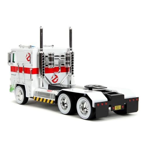 1:24 Scale Diecast - Hollywood Rides - Trasnformers - G1 Optimus Prime (Ghostbusters ECTO-1 Edition)