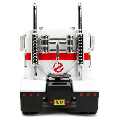 1:24 Scale Diecast - Hollywood Rides - Trasnformers - G1 Optimus Prime (Ghostbusters ECTO-1 Edition)