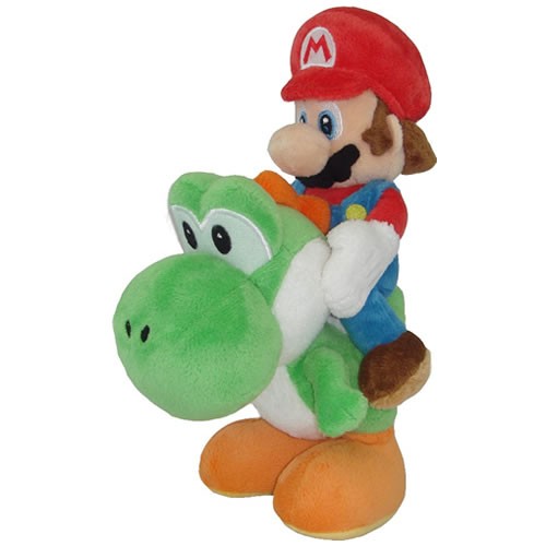 Nintendo Plush - Super Mario - 8" Mario Riding Yoshi