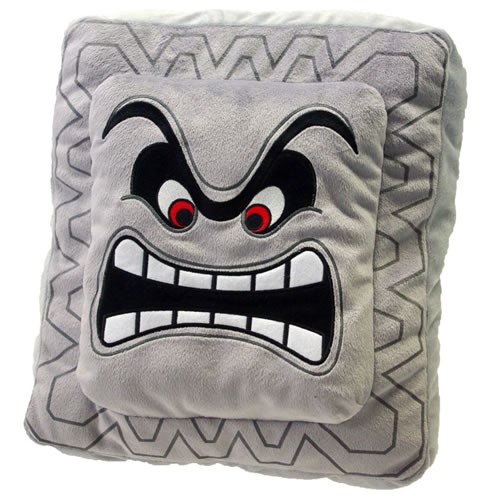 Nintendo Plush - Super Mario Bros. 3 - Thwomp Pillow