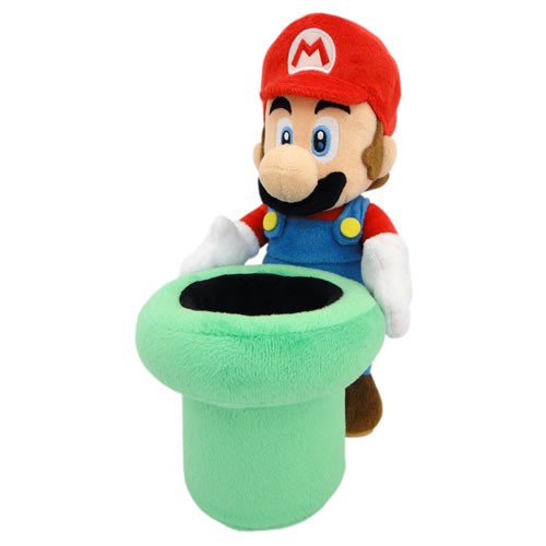 Nintendo Plush - Super Mario - 9" Mario Warp Pipe