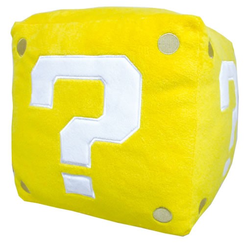 Nintendo Plush - Super Mario - Coin Box Pillow